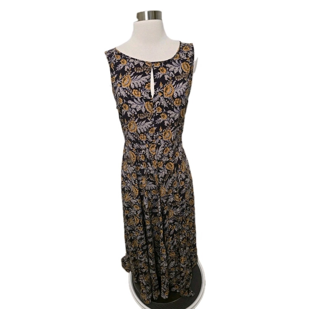 Sundance Womens Maxi Dress Size 4 Purple Floral Sleeveless Casual